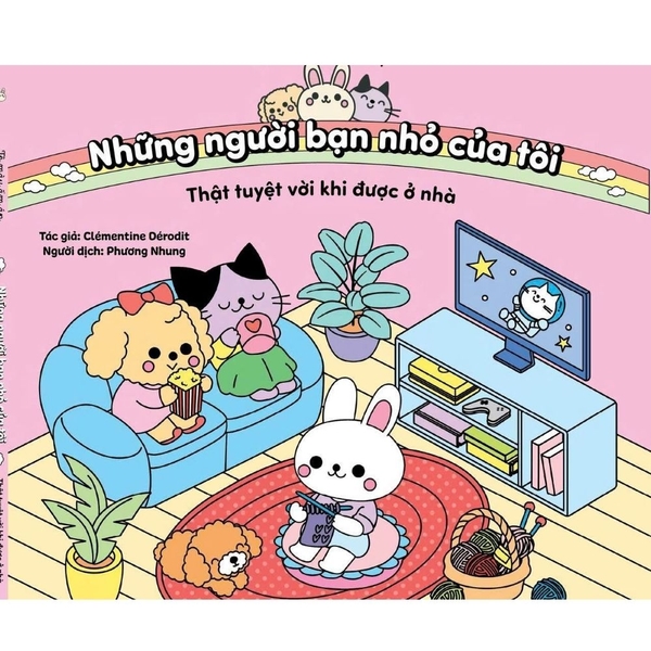 Sách Tô Màu Ấm Áp - Thật Tuyệt Vời Khi Được Ở Nhà