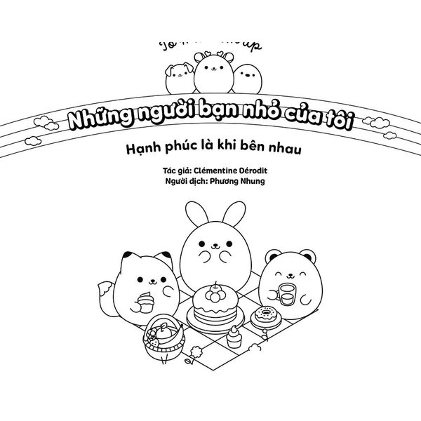 Sách Tô Màu Ấm Áp - Hạnh phúc là khi bên nhau