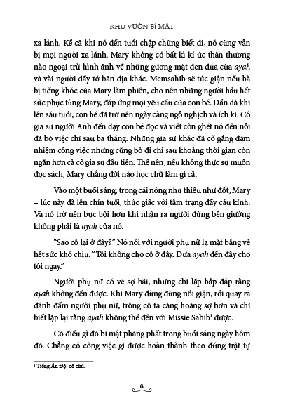 Khu Vườn Bí Mật- Frances Hodgson Burnett