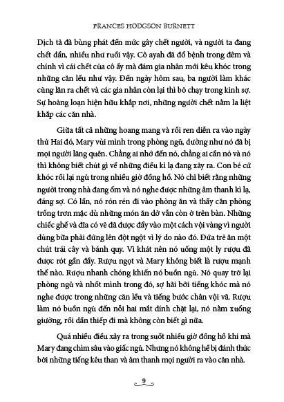 Khu Vườn Bí Mật- Frances Hodgson Burnett