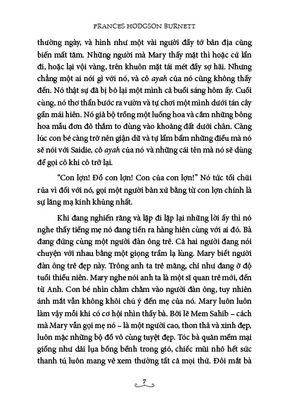 Khu Vườn Bí Mật- Frances Hodgson Burnett