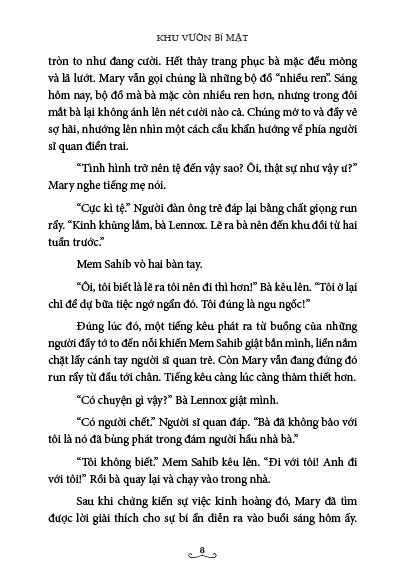 Khu Vườn Bí Mật- Frances Hodgson Burnett