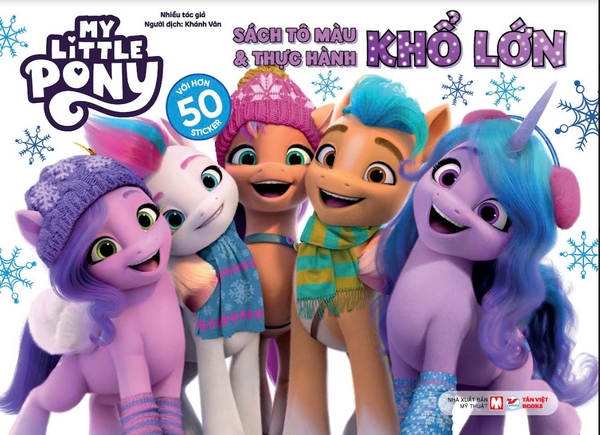 My Little Pony – Sách Tô Màu Và Thực Hành Khổ Lớn