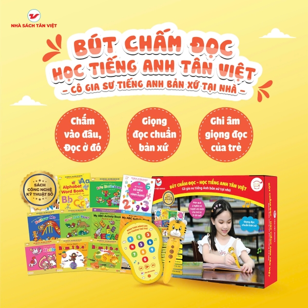 Bút chấm đọc - Học tiếng Anh Tân Việt (Phiên bản con Hổ)