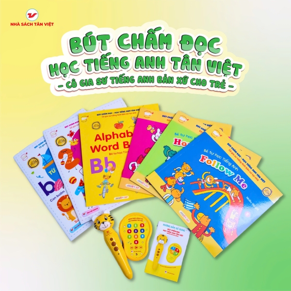 Bút Chấm Đọc - Học Tiếng Anh Tân Việt - [Phiên Bản 6 Cuốn Bìa Mềm]