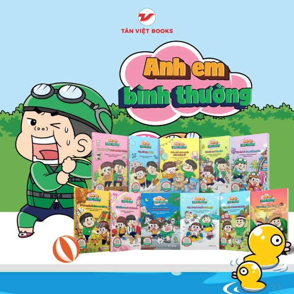 Bộ Truyện Tranh Siêu Hài Hước - Anh Em Bình Thường - Trọn Bộ 11 Cuốn