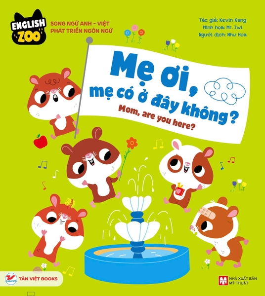 Combo 6 cuốn English Zoo: Sách tương tác Song ngữ Anh Việt - Phát triển ngôn ngữ (New)