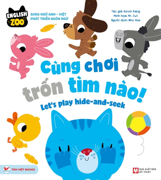 Combo 6 cuốn English Zoo: Sách tương tác Song ngữ Anh Việt - Phát triển ngôn ngữ (New)