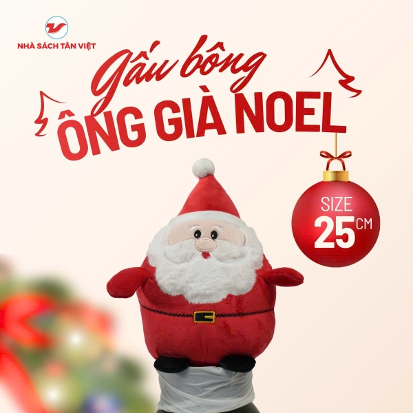 Gấu Bông Ông Già Noel 25cm