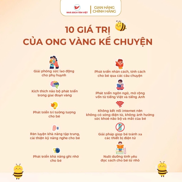 Ong Vàng Kể Chuyện size 40cm