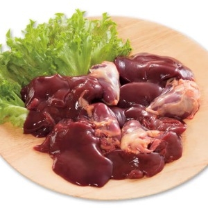 Tim Gan Gà 1Kg Set - 鶏ハート.レーバー 1Kgセット