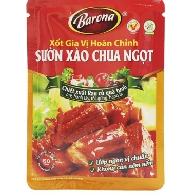 Xốt Sườn Xào Chua Ngọt Barona/甘酸っぱいスペアリブソース