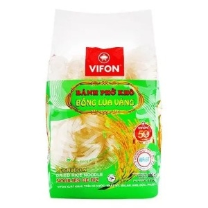 Bánh Phở Khô Bông Lúa Vàng - フォー.ライスヌード - Gói Xanh 400g