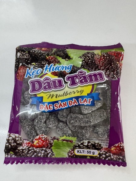 Kẹo Dâu Tằm - Đặc Sản Đà Lạt - Gói nhỏ 50g