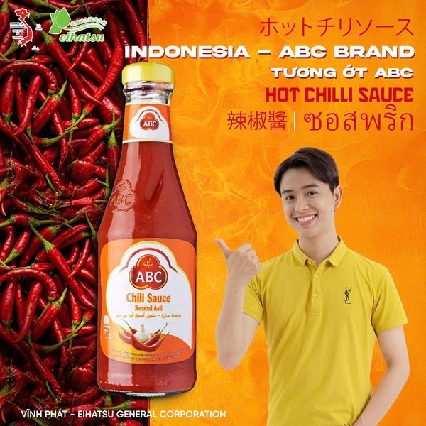 Tương Ớt SAMBAL ASLI - ABC  / ホットチリソ - 395g