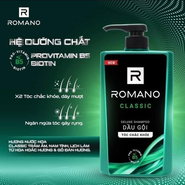 Dầu Gội ROMANO シャンプー