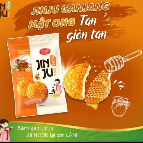 Bánh Gạo Mật Ong JINJU 100g