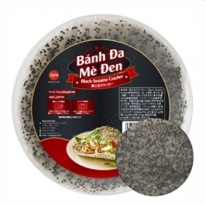 Bánh Đa Mè Đen Ngon - ゴマ入りバィン.ダ