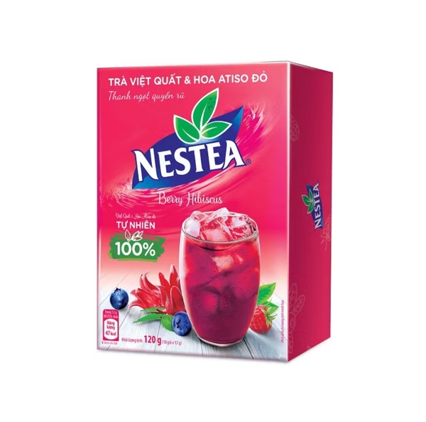 Trà Nestea Việt Quất Hoa Atiso Đỏ - ブルーベリー.レッドアーティチョークの花ティー