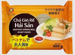 Chả Giò Rế Hải Sản Vissan 500g - ビサンの海産春巻