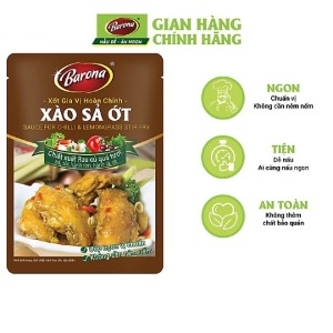 Xốt Gia Vị Hoàn Chỉnh BARONA - Xào Sả Ớt - レモングラス.唐辛子炒めるソース