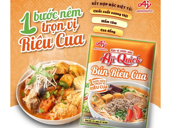 Gia Vị Aji-Quick Bún Riêu Cua