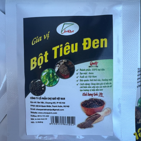 Bột Tiêu Đen 20g