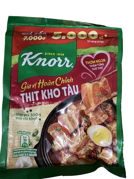 Gia Vị Knorr - Thịt Kho Tàu  - 豚肉煮込み用パウダー