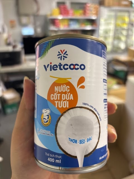 Nước Cốt Dừa VietCoco 400ml ココナッツミルク