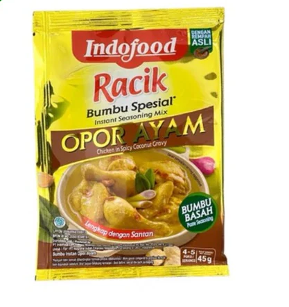 Gia Vị Gà Sốt Nước Cốt Dừa OPOR AYAM - INDOFOOD RACIK/ チキンのココナッ- 45g