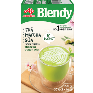 Trà Blendy - Matcha Sữa Ít Đường - ブレンディ 抹茶ミルクティー