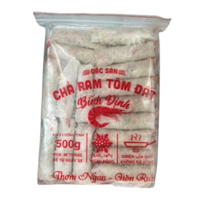 Chả Ram Tôm Đất Bình Định - ビン.ディン-エビ揚げ春巻き