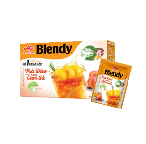 Trà Blendy - Đào Hương Cam Sả - ブレンディ オレンジ.レモングラス味ピーチティー