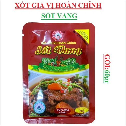 Sốt Gia Vị Hoàn Chỉnh Sốt Vang Huy Tuấn