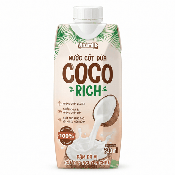 Nước Cốt Dừa Vinamilk 330ml - Vinamilk Coco Rich