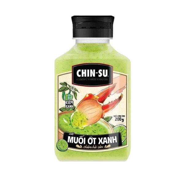 Muối Ớt Xanh Chấm Hải Sản Chinsu - 200g