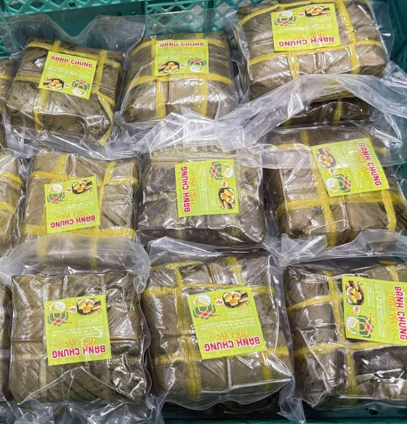 Bánh Chưng Vuông Size Nhỡ - バィン.チュン 500g