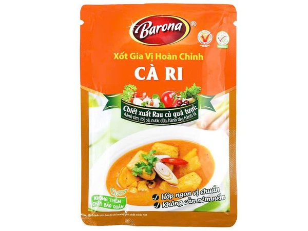 Xốt Cà Ri Barona 80g