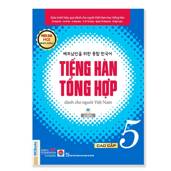 SGK Tiếng Hàn tổng hợp dành cho người Việt Nàm cao cấp 5 – bản màu