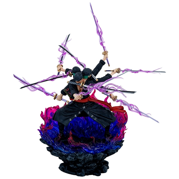 Mô Hình OnePiece Zoro Asura 3 đầu 6 tay siêu ngầu - Cao 39cm - Figure OnePiece - Hộp màu - N1-K37-T3-S1