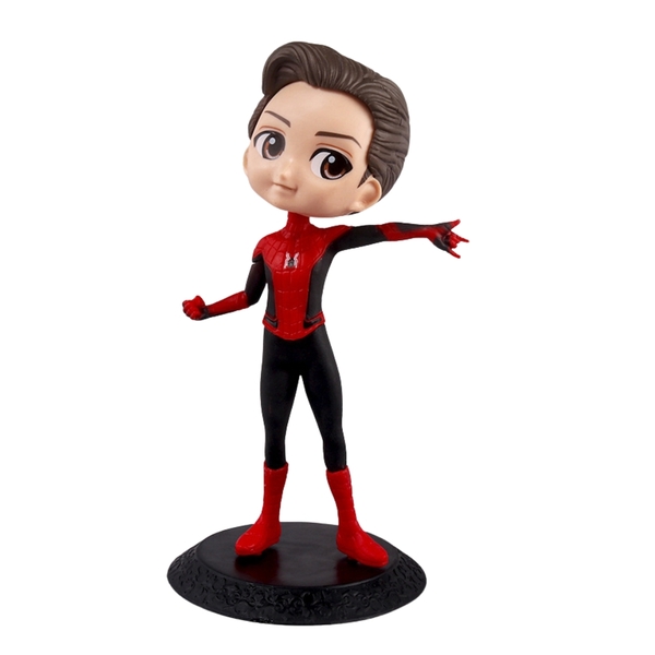 Mô Hình Spider-Man Tháo Mặt Nạ Dáng Đứng – Cao 15.5cm – Nặng 200gram – Figure Siêu Anh Hùng Marvel – No Box  - K17-T2-S3