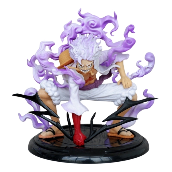 Mô Hình OnePiece luffy gear 5 bản nhỏ trạng thái siêu ngầu cao 14cm nặng 100g , Figure OnePiece - Bọc Túi OPP - No box - N1-K37-T1-S8