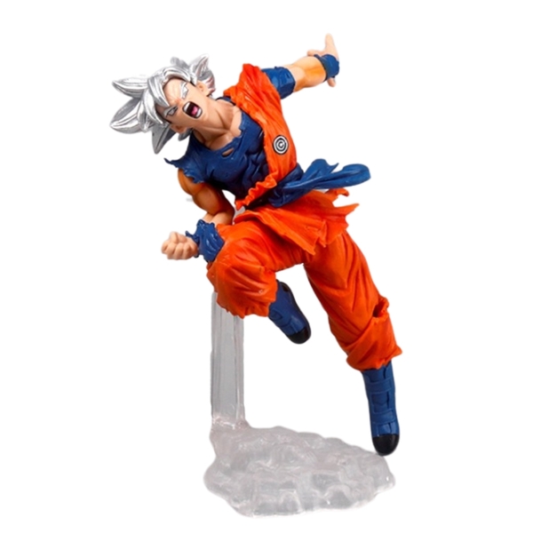 Mô Hình DragonBall Songoku tóc trắng Bay - Cao 21cm - nặng 500gram - Phụ kiện : Đế - Figure DragonBall - Bọc Túi OPP - No Box - N1-K52-T1-S1