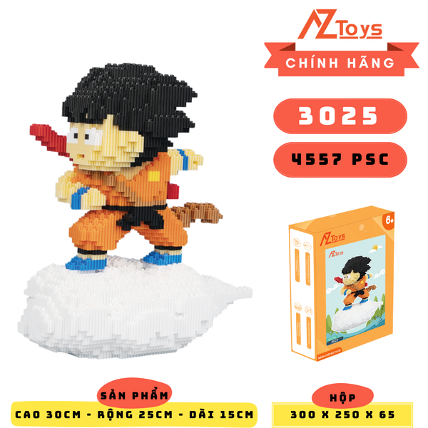 MÃ 3025 - Goku Cưỡi Mây - Sỉ Lẻ 85k- Sỉ Thùng 78k- Thùng 24 con - Ship từ kho Hà Nội