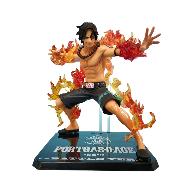( Hàng Đẹp ) Mô hình ACE Cao 15cm đế có chữ  - Bộ Fzero - One Piece - box màu - F - 14
