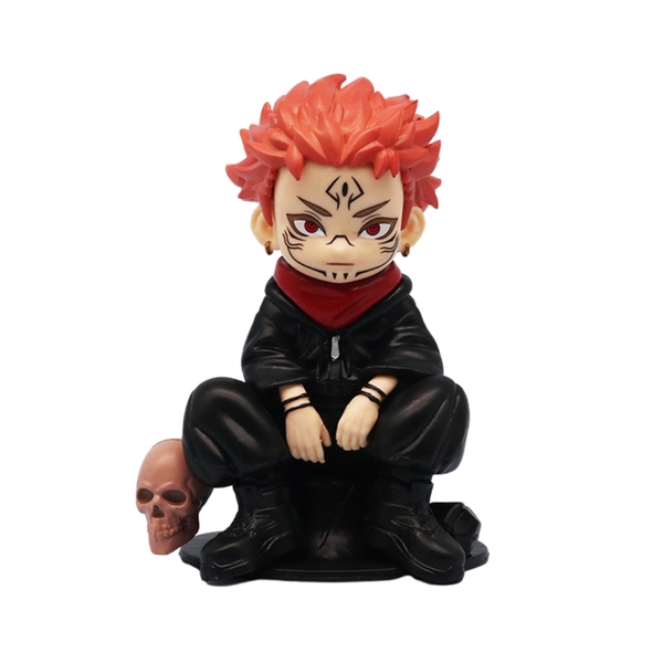 Mô Hình Itadori Yuji dáng ngồi - Cao 12cm - nặng 170gram - Bọc túi OPP - no box - Figure anime Jujutsu Kaisen N1-K42-T3-S1