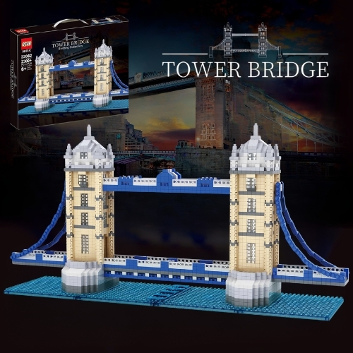 Đồ Chơi Lắp Ghép Cầu Tháp Đôi Tower Bridge - 2300 hạt - Full Box - SKU : LG-32082