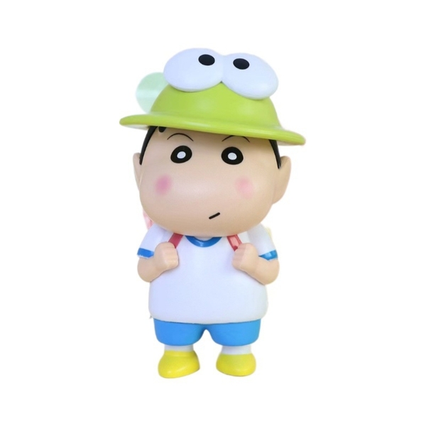Mô Hình Shin bút chì đội mũ - Cao 12cm - nặng 100gram - Figure Cậu Bé Bút Chì - No Box - K21-T3-S6