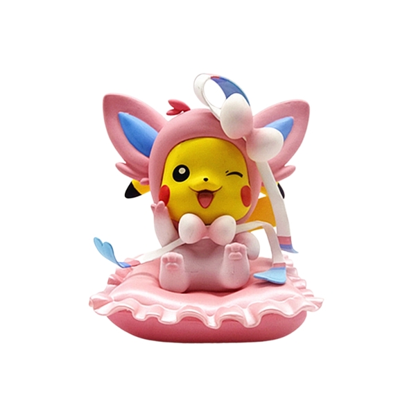 Mô Hình Pokemon pikachu cosplay bản cao cấp - Cao : 14cm - Nặng : 400gram - Figure pokemon - No Box n4-k1-bl2