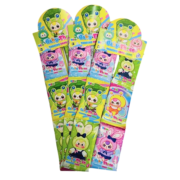 Dây pack thẻ baby three c - 1 túi có 3 dây - 1 dây có 12 pack - 1 pack có 5 thẻ - K30-T2-S4